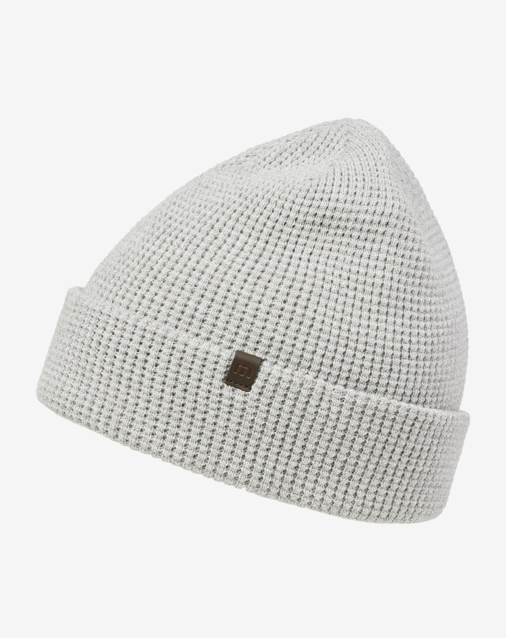 Heather Grey Travis Mathew Cloud Waffle Beanie 2.0