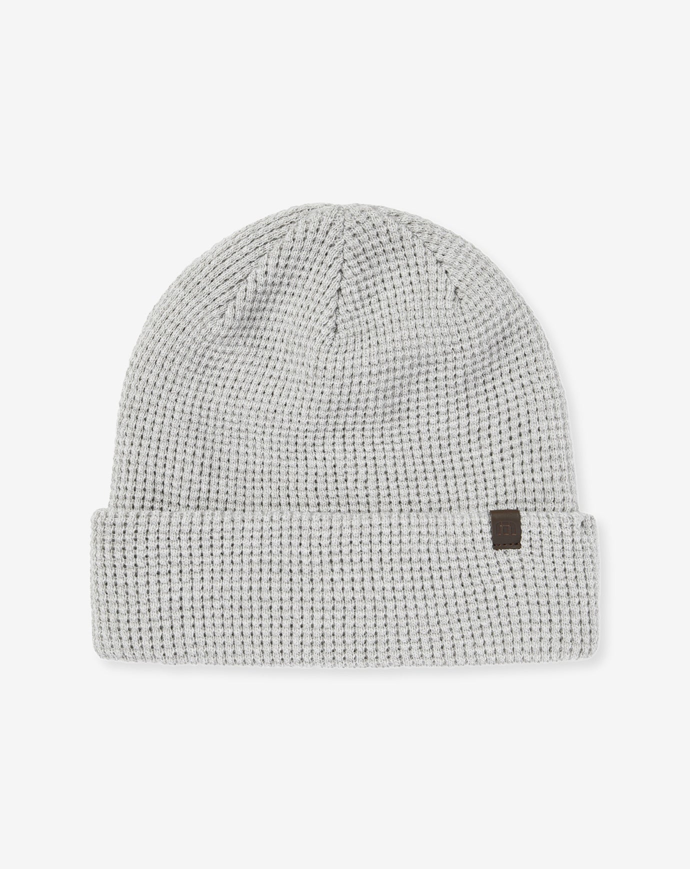 Heather Grey Travis Mathew Cloud Waffle Beanie 2.0