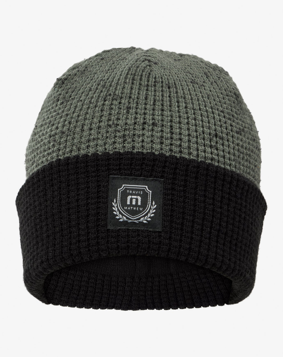 Dark Olive Travis Mathew Cloud Waffle Beanie