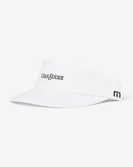 White Travis Mathew Golf Sucks Visor