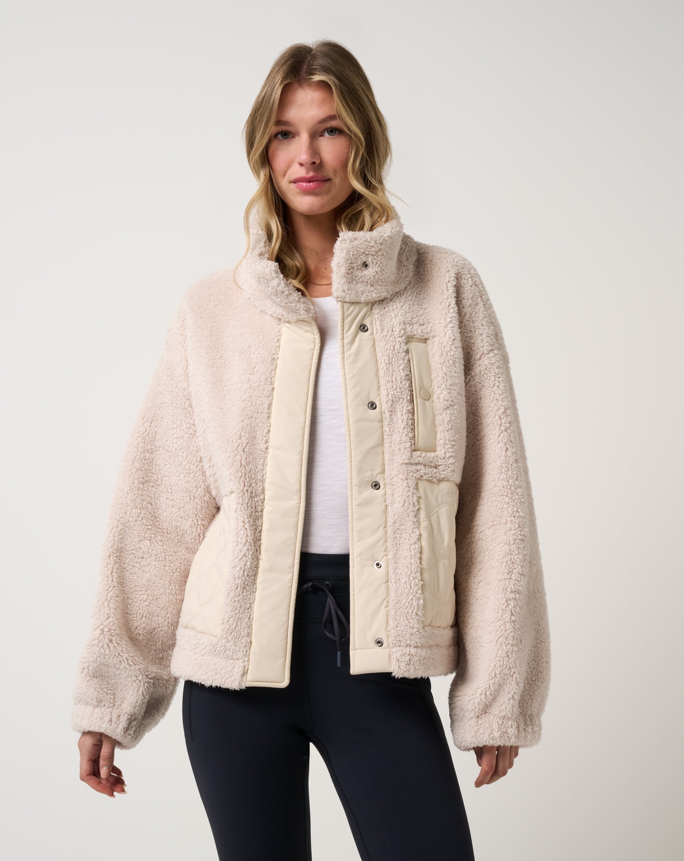 Brazilian Sand Travis Mathew Clubside Sherpa Jacket