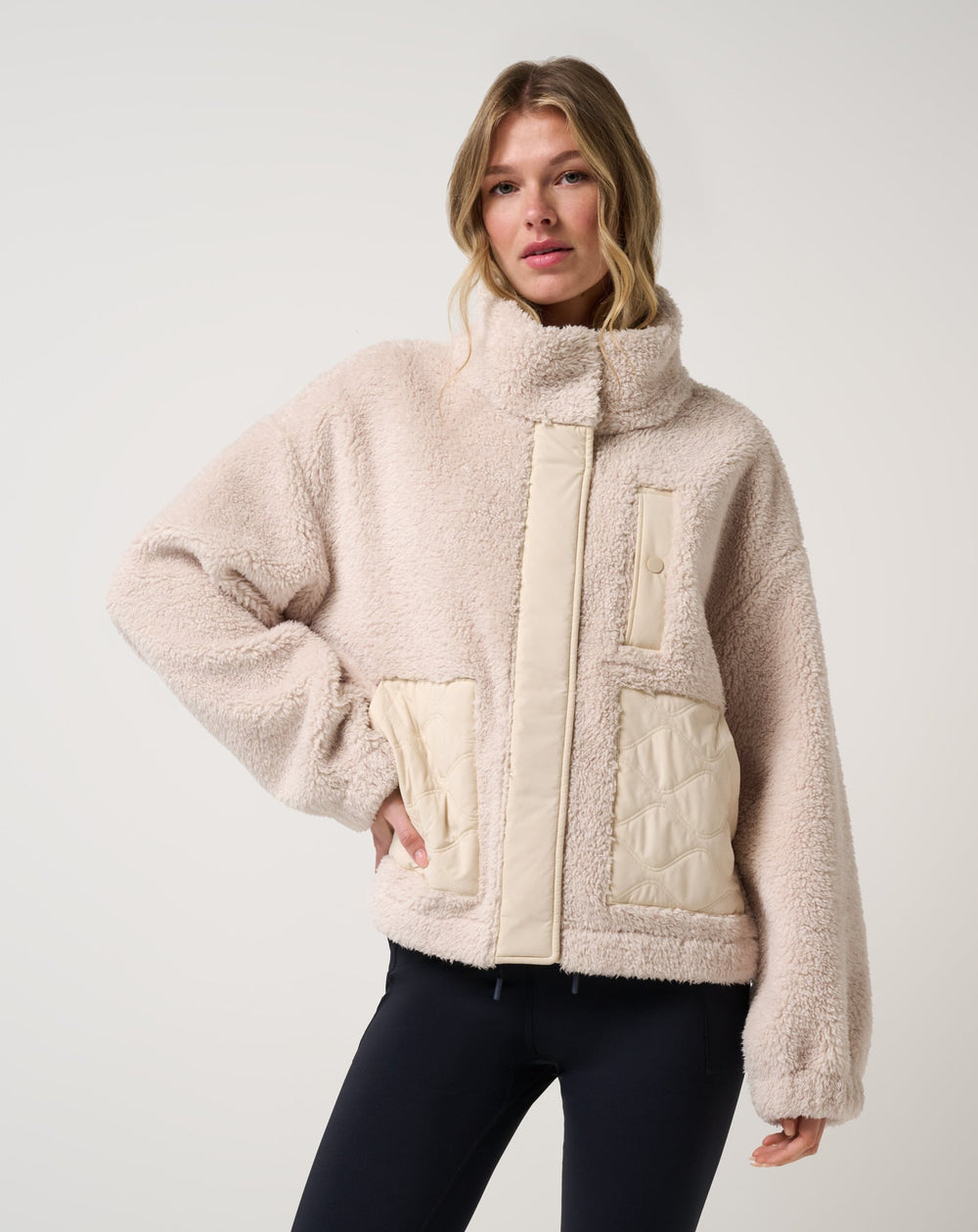 Brazilian Sand Travis Mathew Clubside Sherpa Jacket