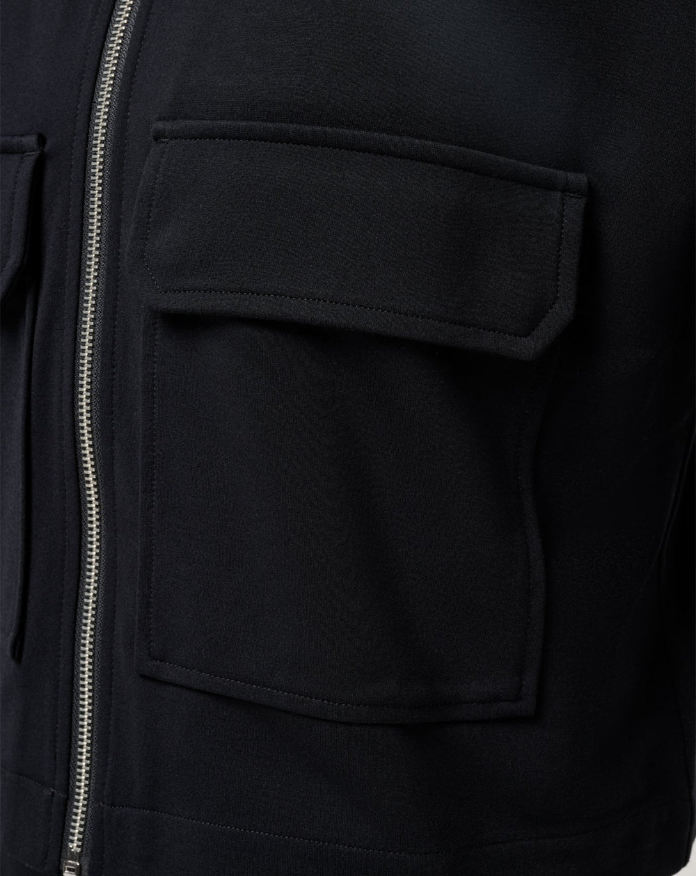 Black Travis Mathew Friday Doubleknit Utility Jacket