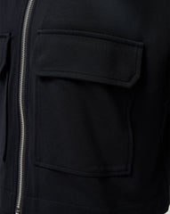 Black Travis Mathew Friday Doubleknit Utility Jacket