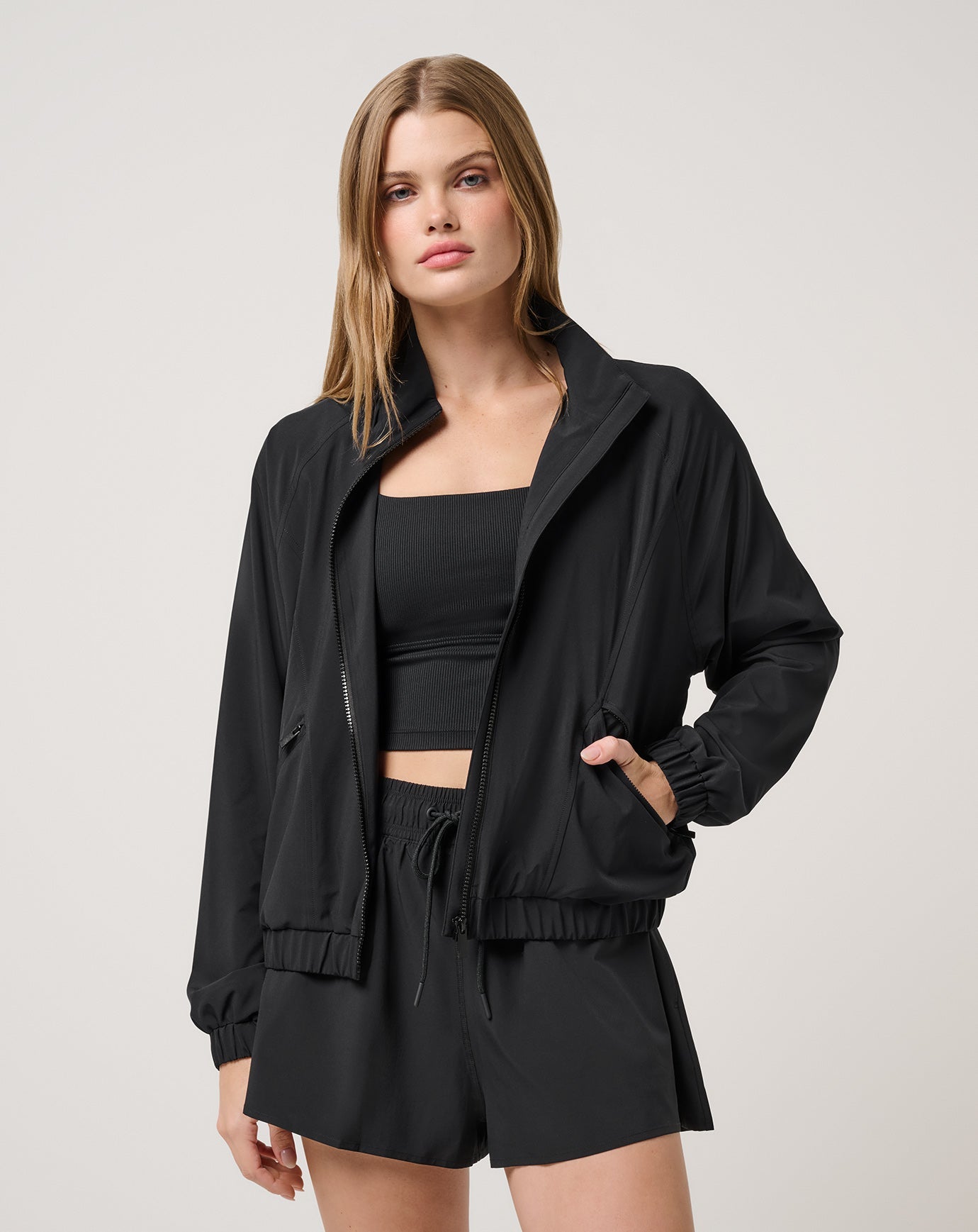 Black Travis Mathew BreezeBlend Travel Day Jacket