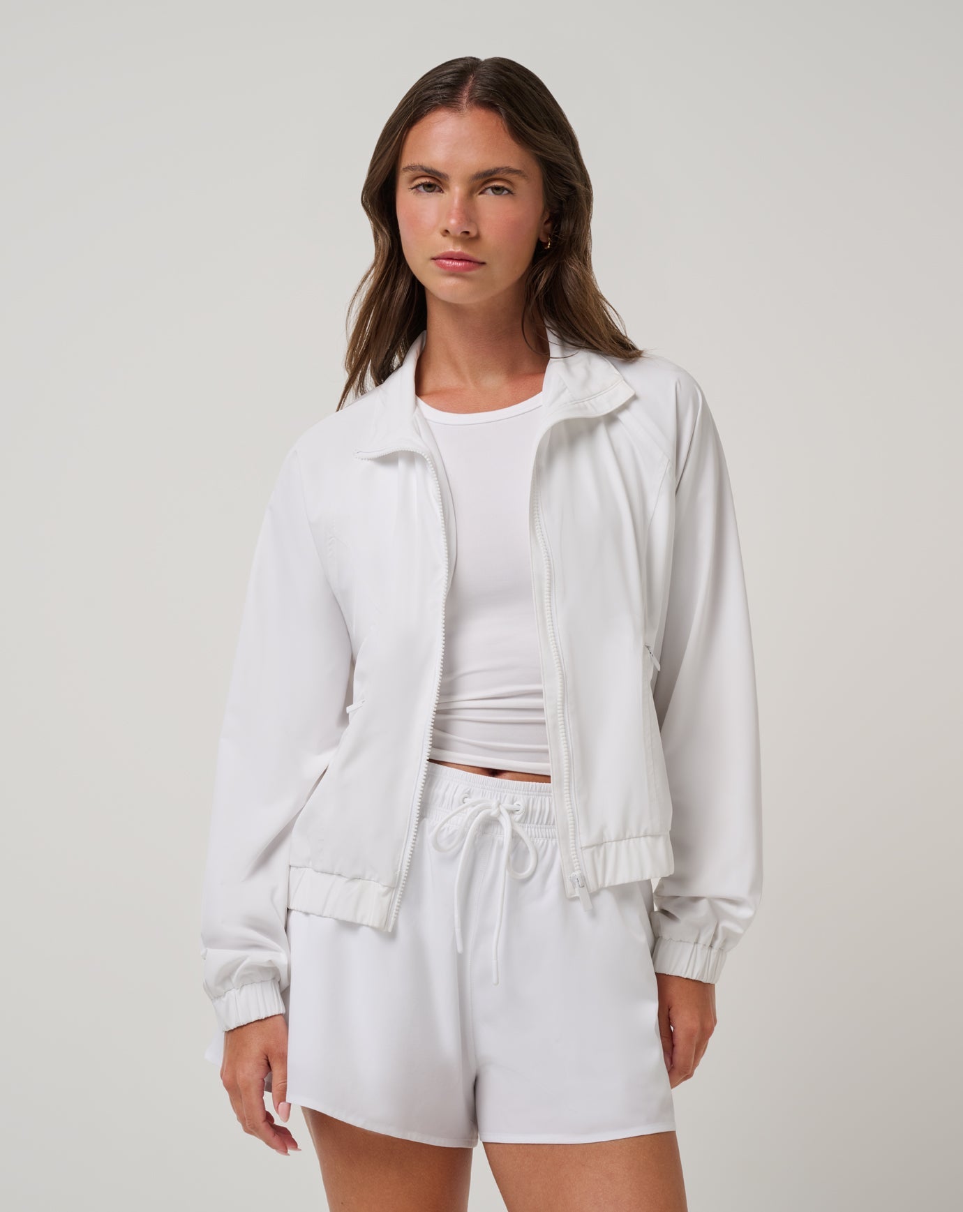 White Travis Mathew BreezeBlend Travel Day Jacket