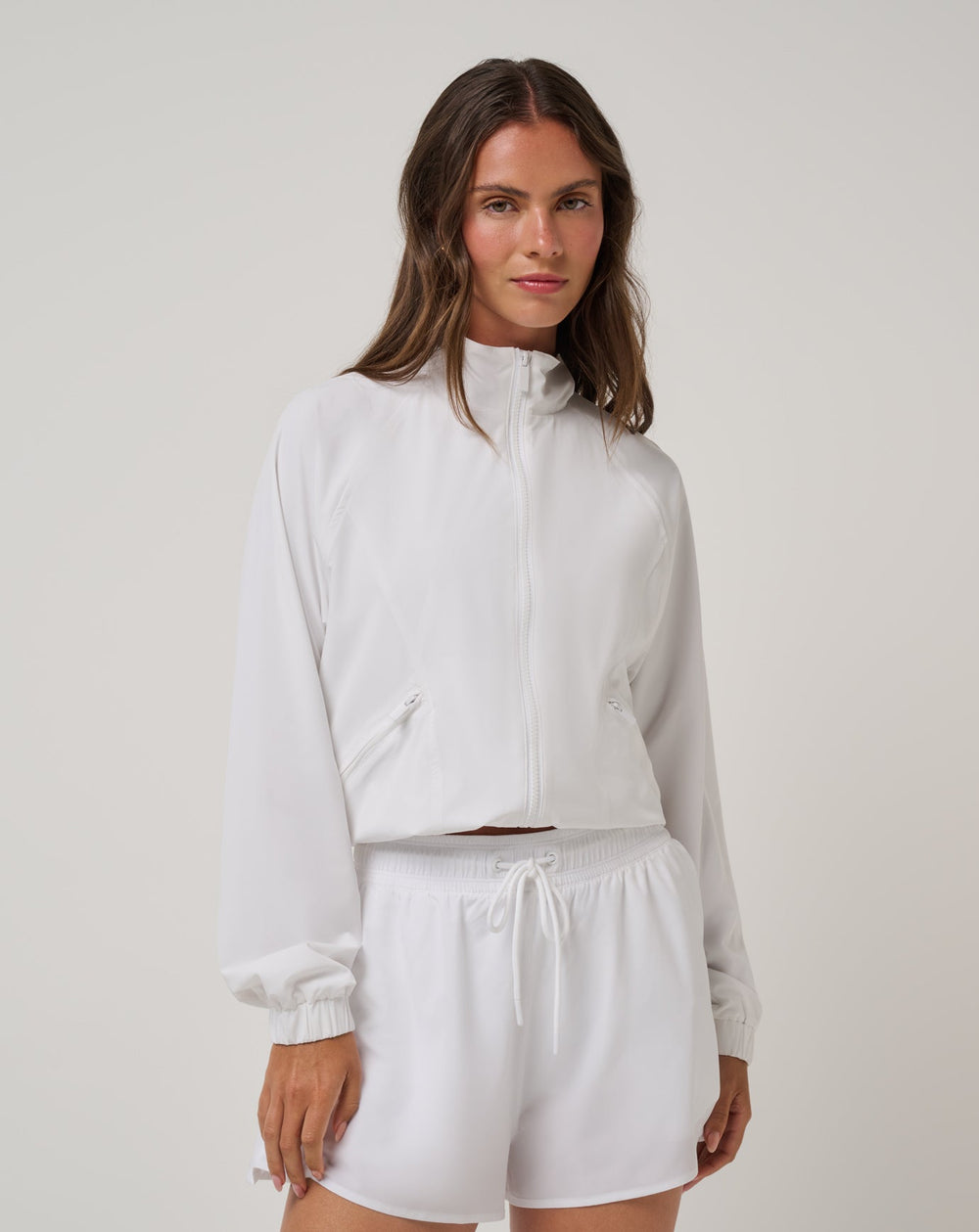 White Travis Mathew BreezeBlend Travel Day Jacket