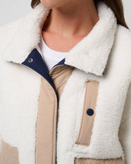 Snow White Travis Mathew Artful Sherpa Jacket