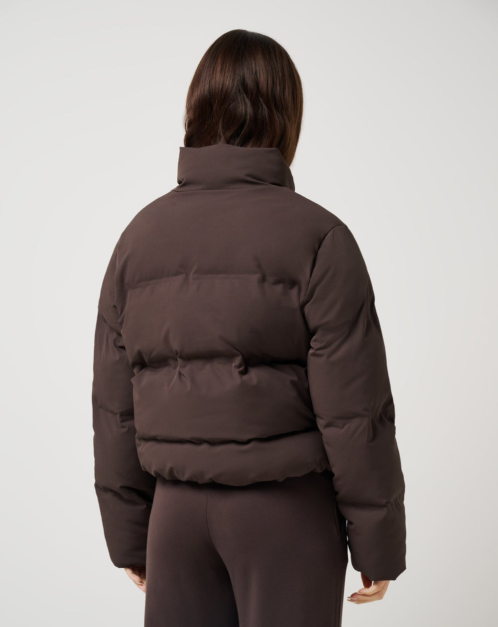 Coffee Grounds Travis Mathew Moontide Bonded Puffer Jacket