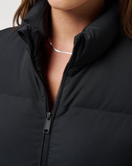 Black Travis Mathew Moontide Bonded Puffer Vest