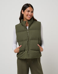 Grape Leaf Travis Mathew Moontide Bonded Puffer Vest