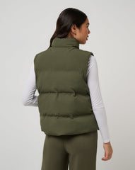 Grape Leaf Travis Mathew Moontide Bonded Puffer Vest