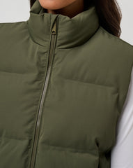 Grape Leaf Travis Mathew Moontide Bonded Puffer Vest