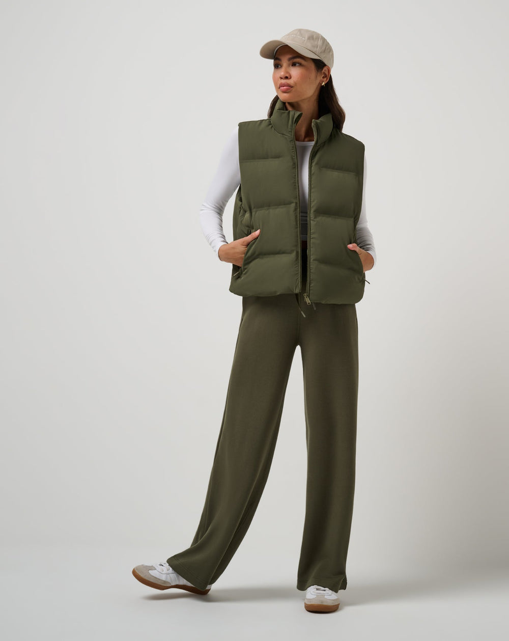 Grape Leaf Travis Mathew Moontide Bonded Puffer Vest
