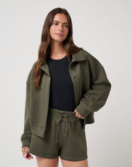 Heather Grape Leaf Travis Mathew Cloudscape Button Down