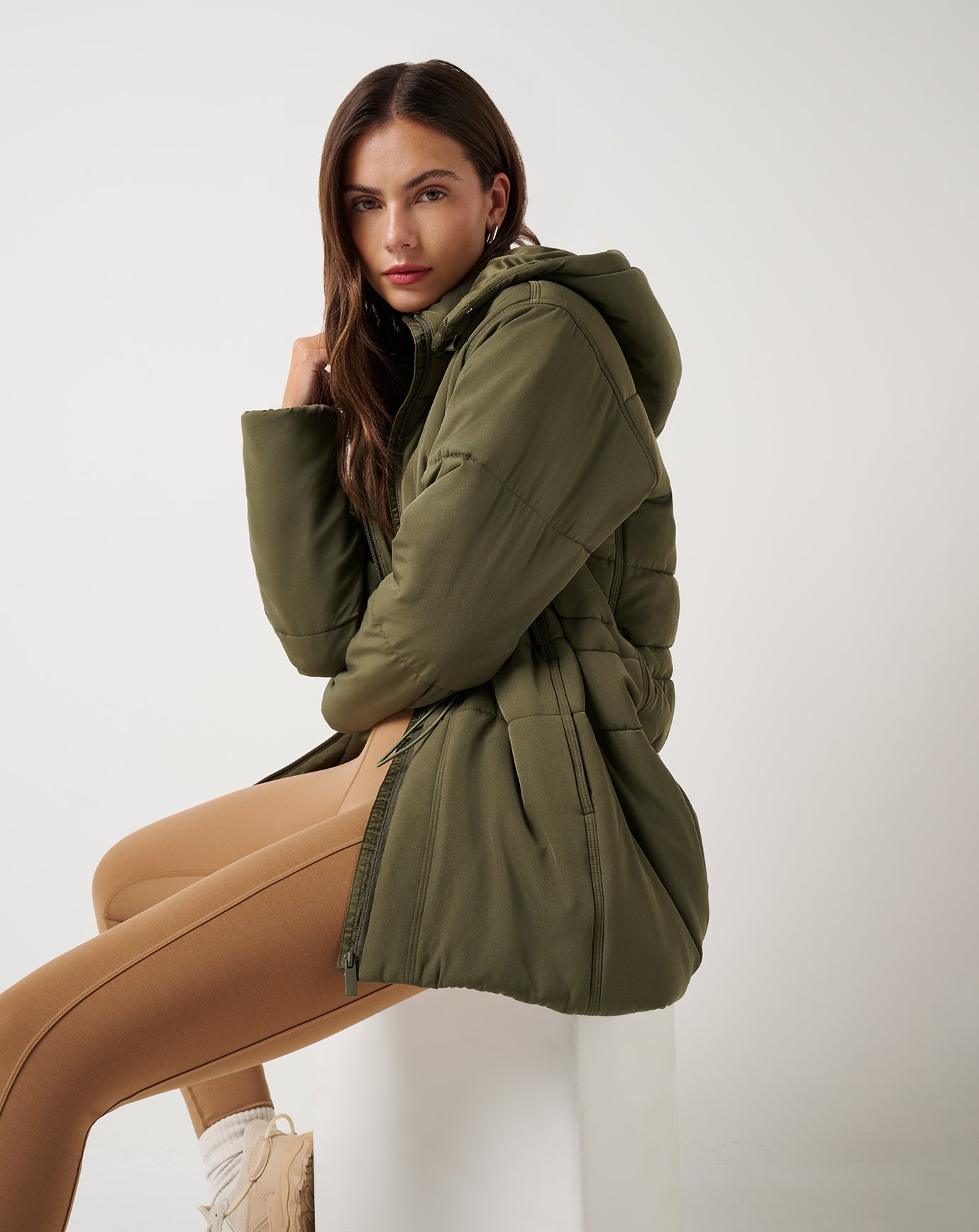 Grape Leaf Travis Mathew Mont Blanc Hood Puffer