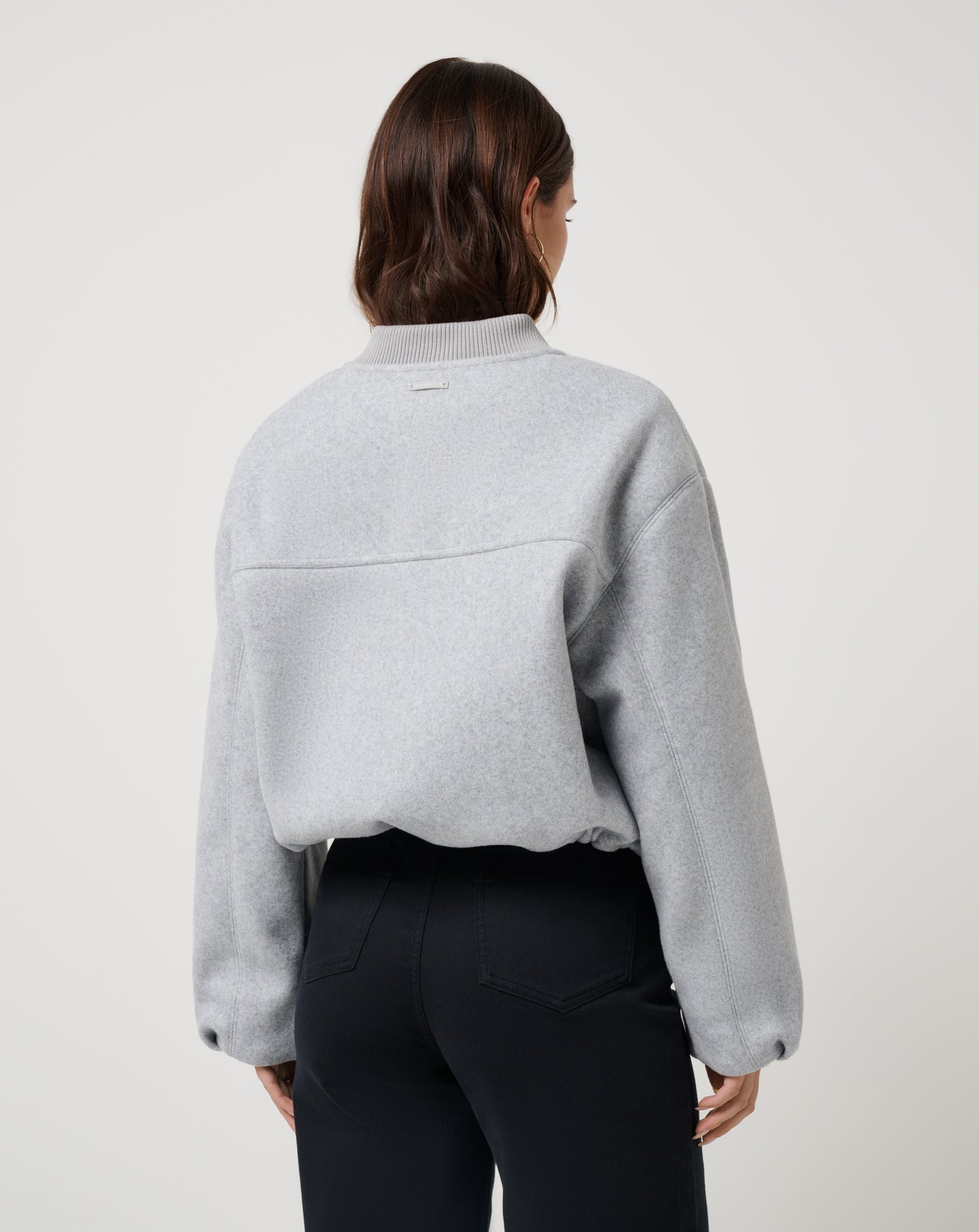 Heather Light Grey Travis Mathew Rustic Retreat Bomber