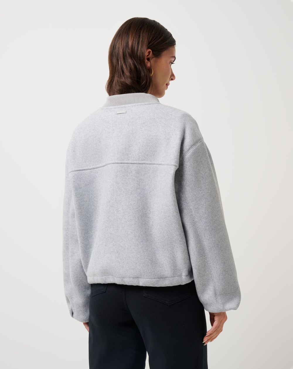 Heather Light Grey Travis Mathew Rustic Retreat Bomber