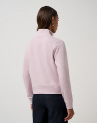 Heather Violet Ice Travis Mathew Cloud Fleece Half Zip 2.0