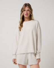 Heather Brazillian Sand Travis Mathew Skyloft Soft Crew