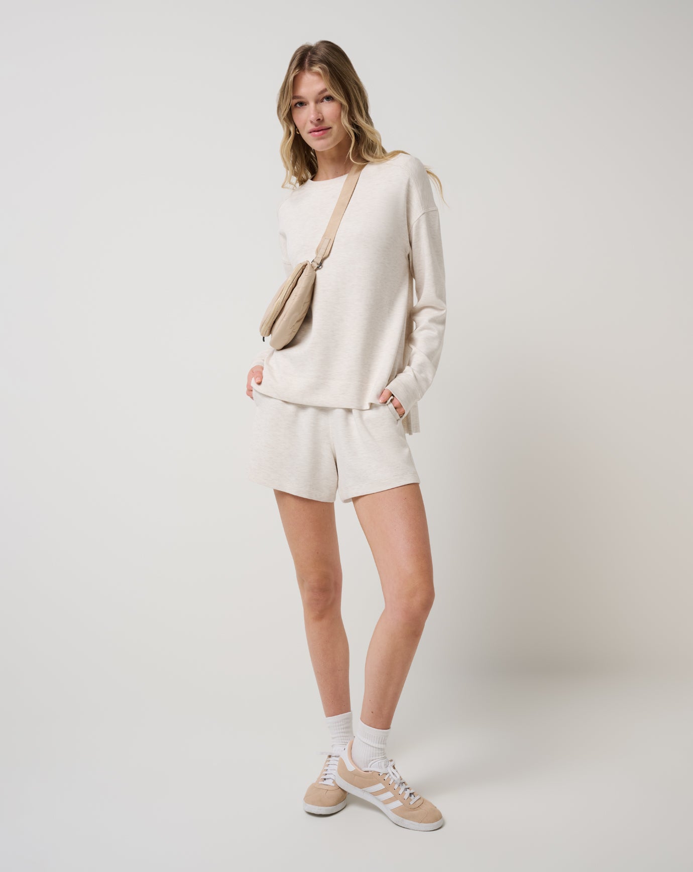 Heather Brazillian Sand Travis Mathew Skyloft Soft Crew