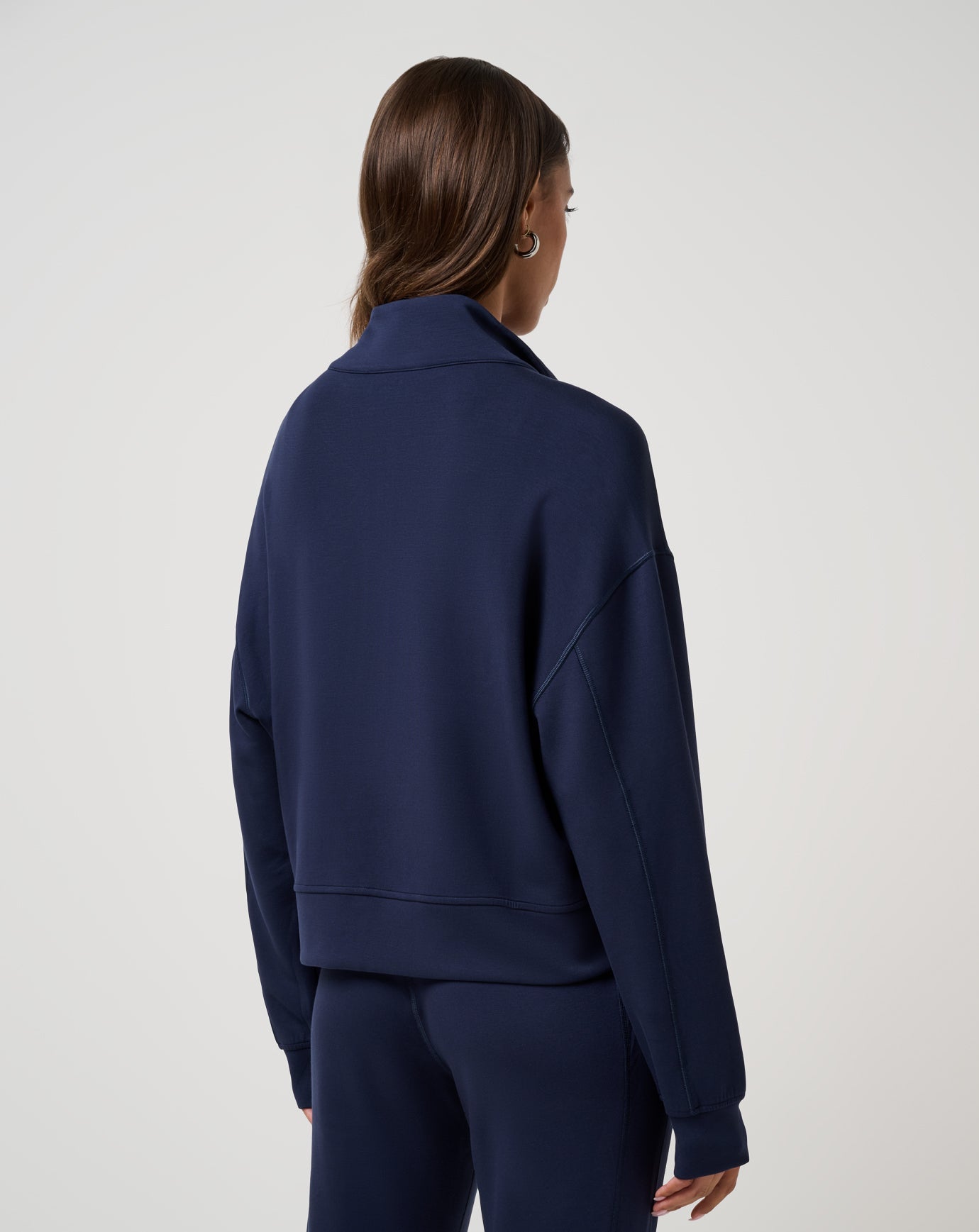 Navy Blazer Travis Mathew Skyloft Soft Half Zip 2.0