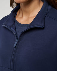 Navy Blazer Travis Mathew Skyloft Soft Half Zip 2.0