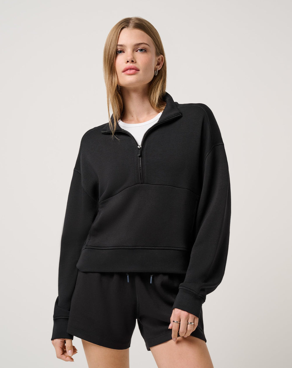 Black Travis Mathew Skyloft Soft Half Zip 2.0