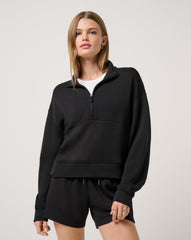Black Travis Mathew Skyloft Soft Half Zip 2.0