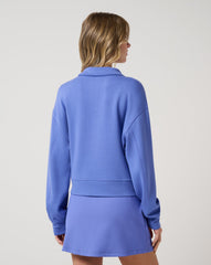 Baja Blue Travis Mathew Skyloft Soft Half Zip 2.0