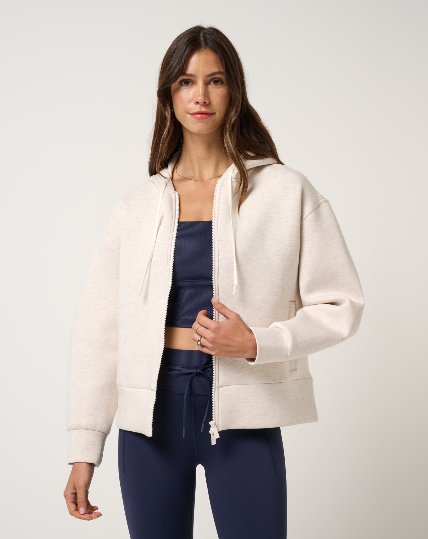 Heather Brazillian Sand Travis Mathew Cloudscape Zip Hood