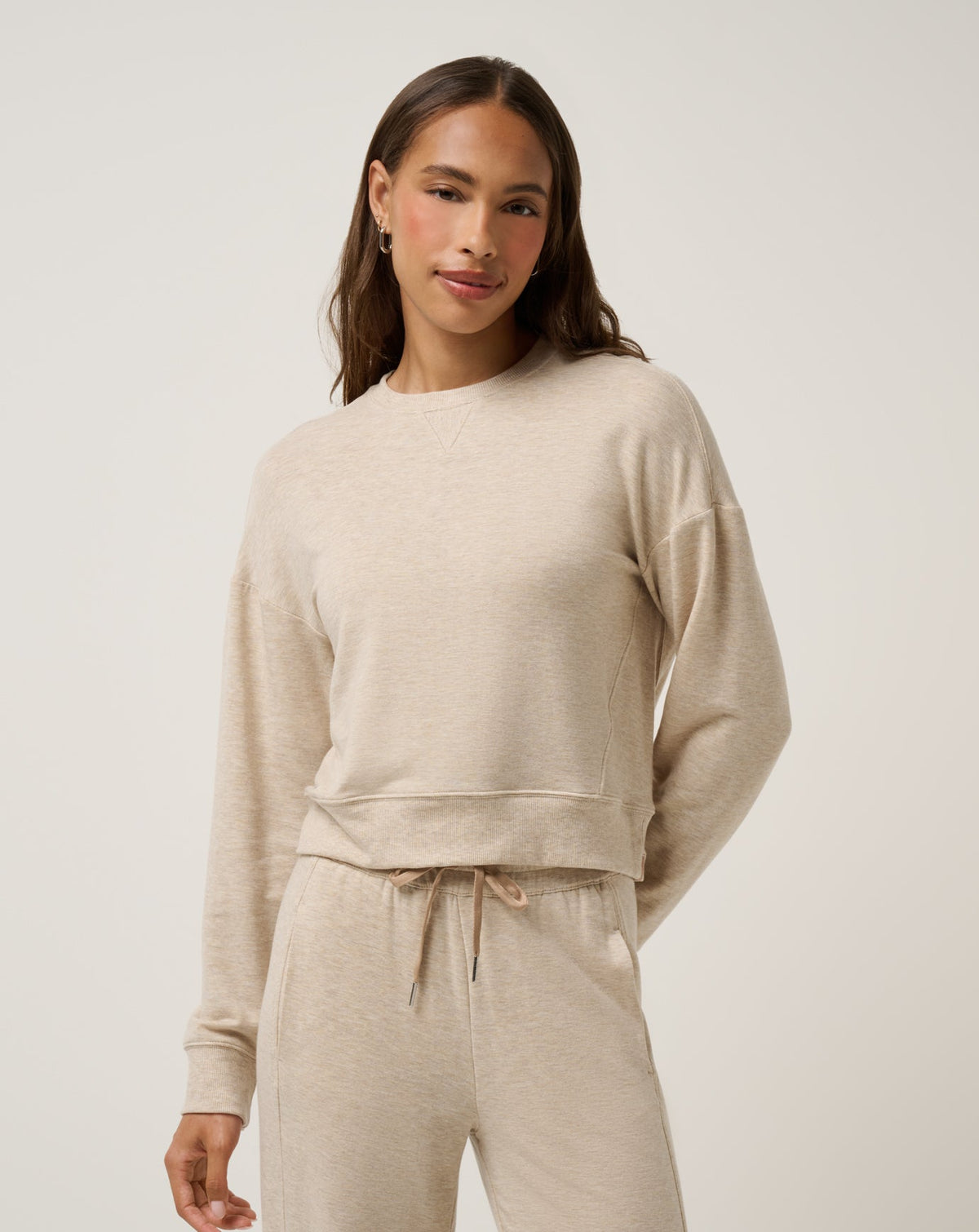 Heather Natural Travis Mathew Cloud Terry Crew