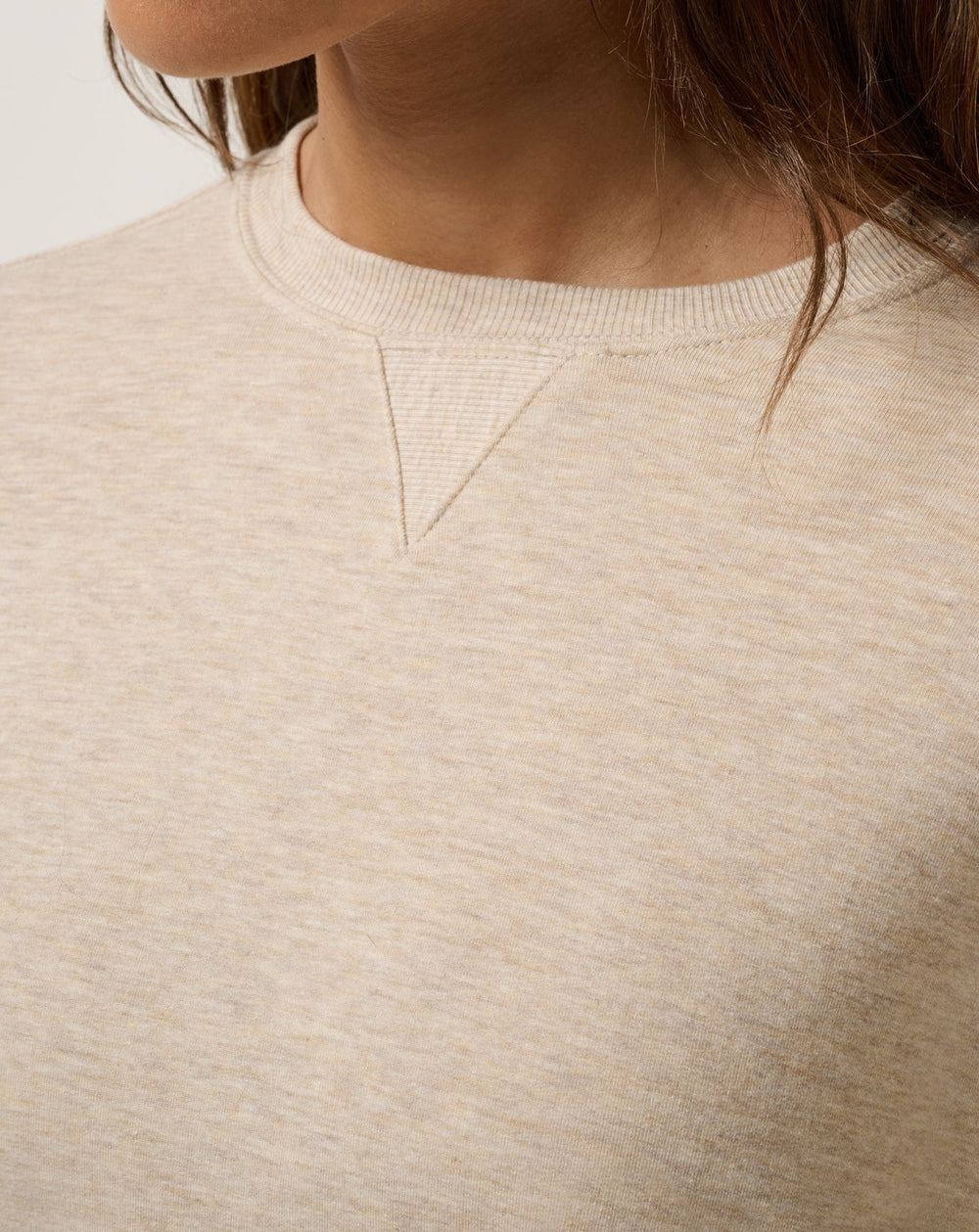 Heather Natural Travis Mathew Cloud Terry Crew