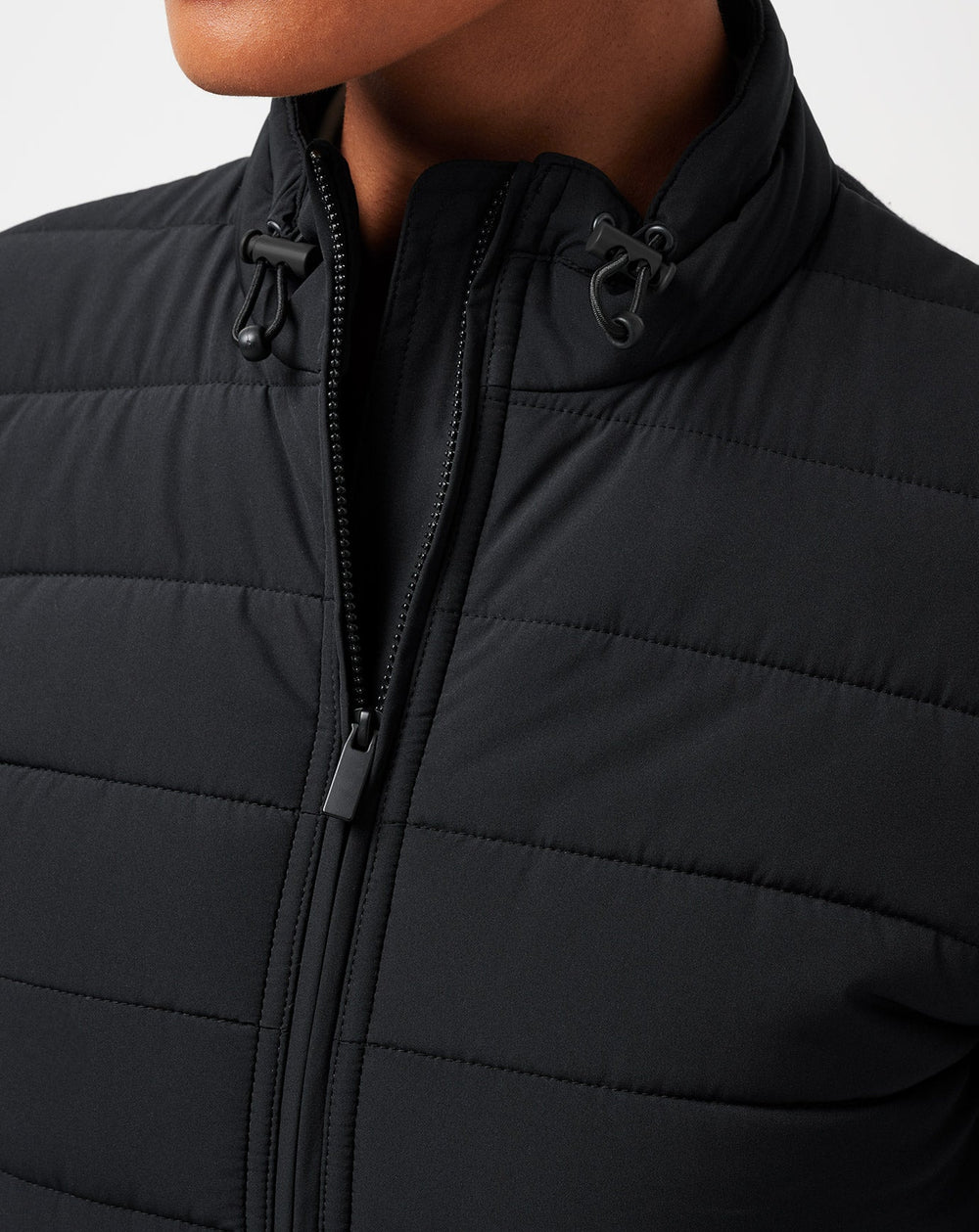 Heather Black Travis Mathew Skyloft Soft Espresso Martini Full Zip