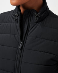 Heather Black Travis Mathew Skyloft Soft Espresso Martini Full Zip