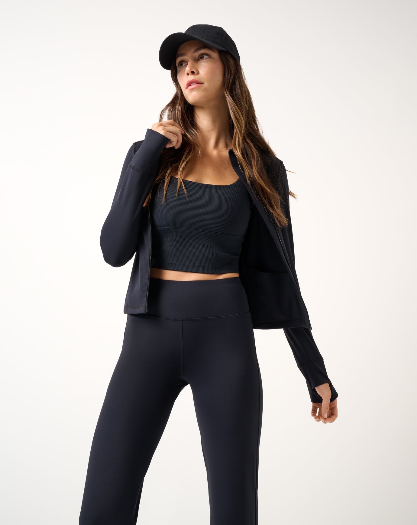 Black Travis Mathew Moveknit Full Zip 2.0