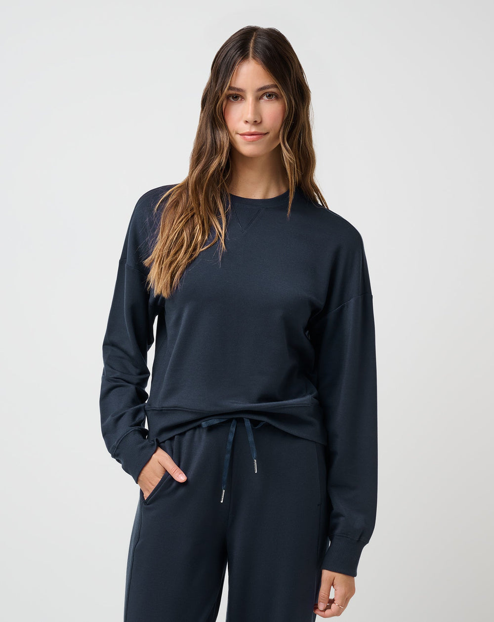Navy Blazer Travis Mathew Cloud Terry Crew