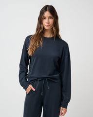 Navy Blazer Travis Mathew Cloud Terry Crew
