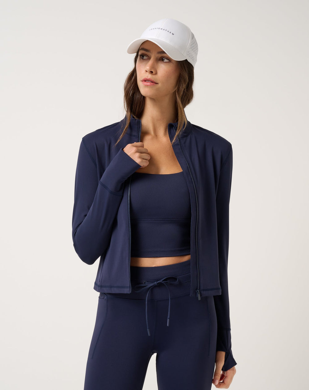 Navy Blazer Travis Mathew Moveknit Full Zip 2.0