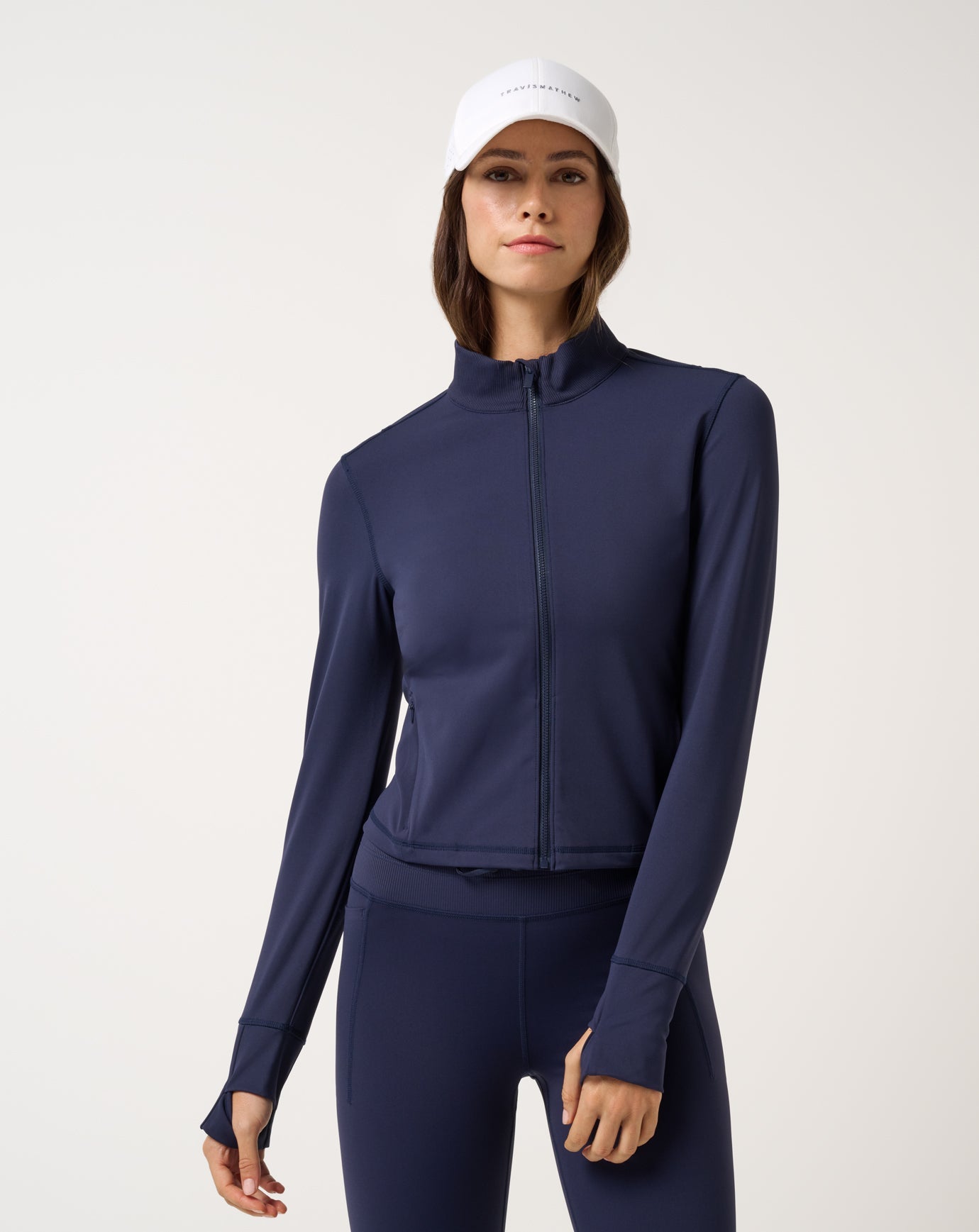 Navy Blazer Travis Mathew Moveknit Full Zip 2.0