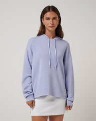 Heather Soft Blue Travis Mathew Skyloft Soft Hoodie
