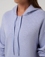 Heather Soft Blue Travis Mathew Skyloft Soft Hoodie