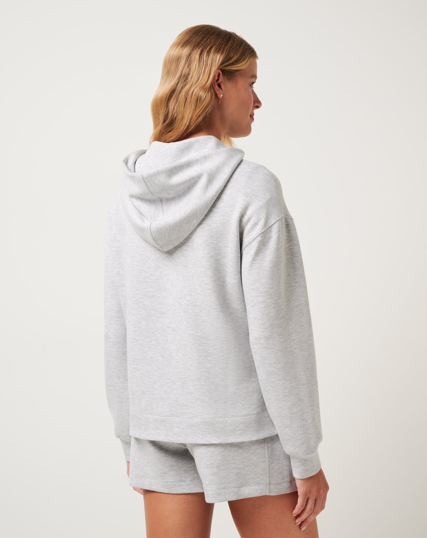 Heather Light Grey Travis Mathew Skyloft Soft Hoodie