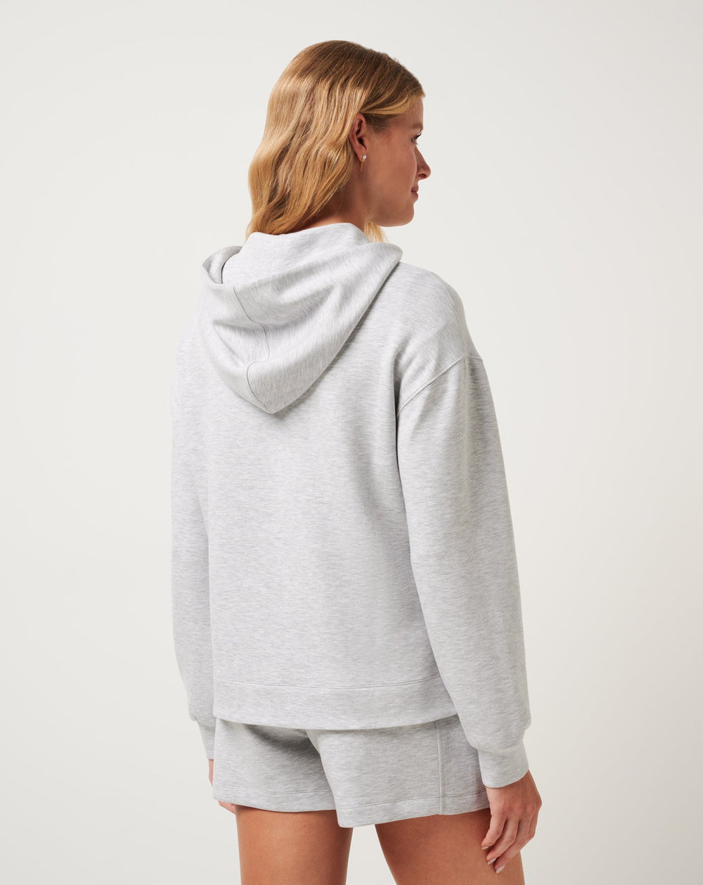 Heather Light Grey Travis Mathew Skyloft Soft Hoodie