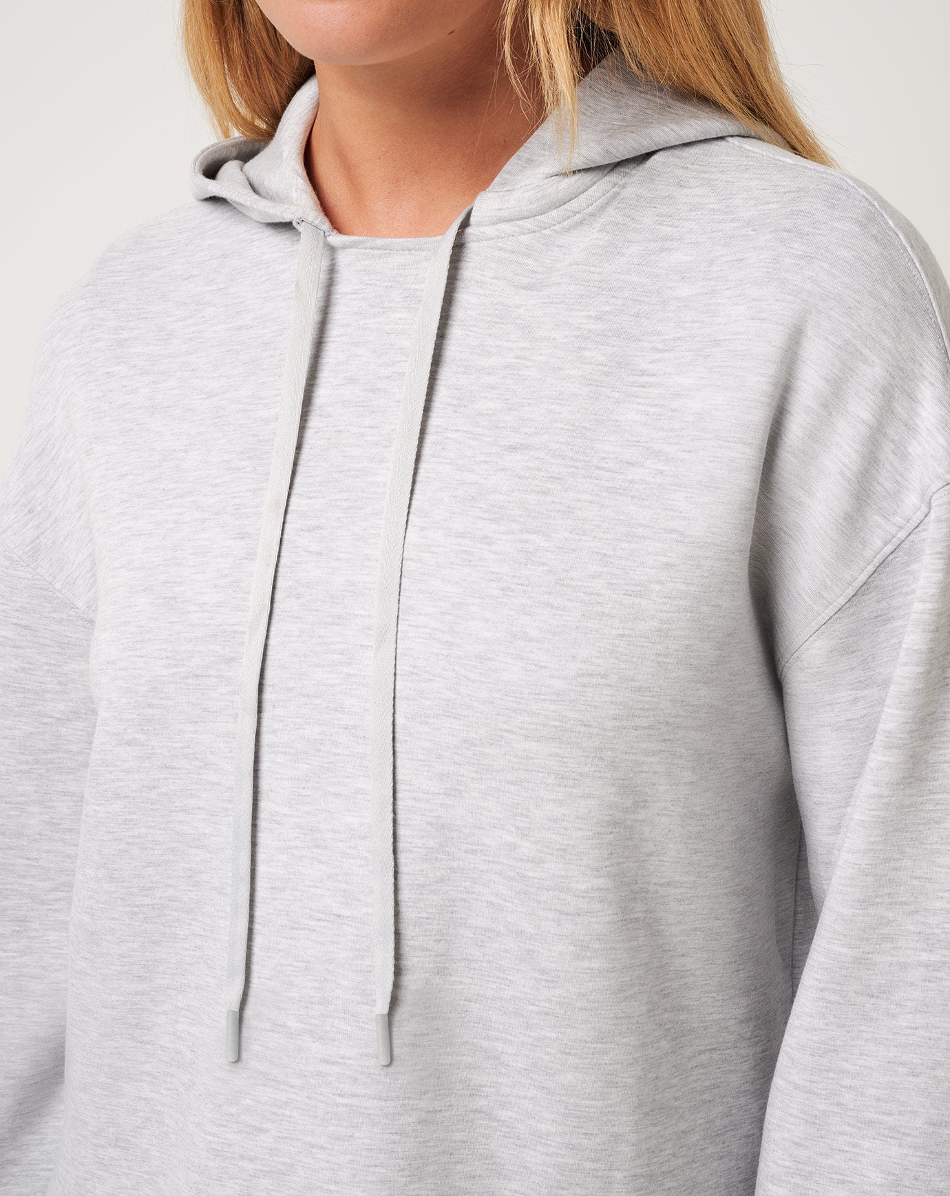 Heather Light Grey Travis Mathew Skyloft Soft Hoodie