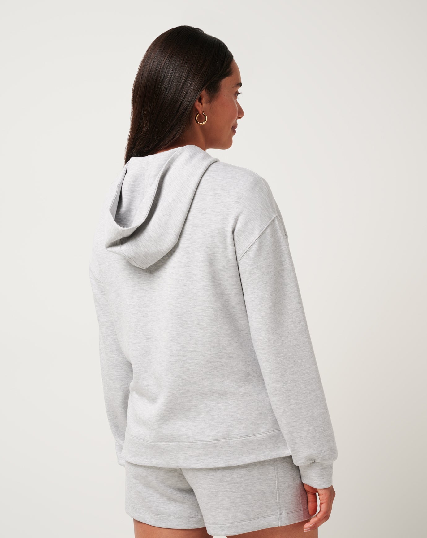 Heather Light Grey Travis Mathew Skyloft Soft Hoodie
