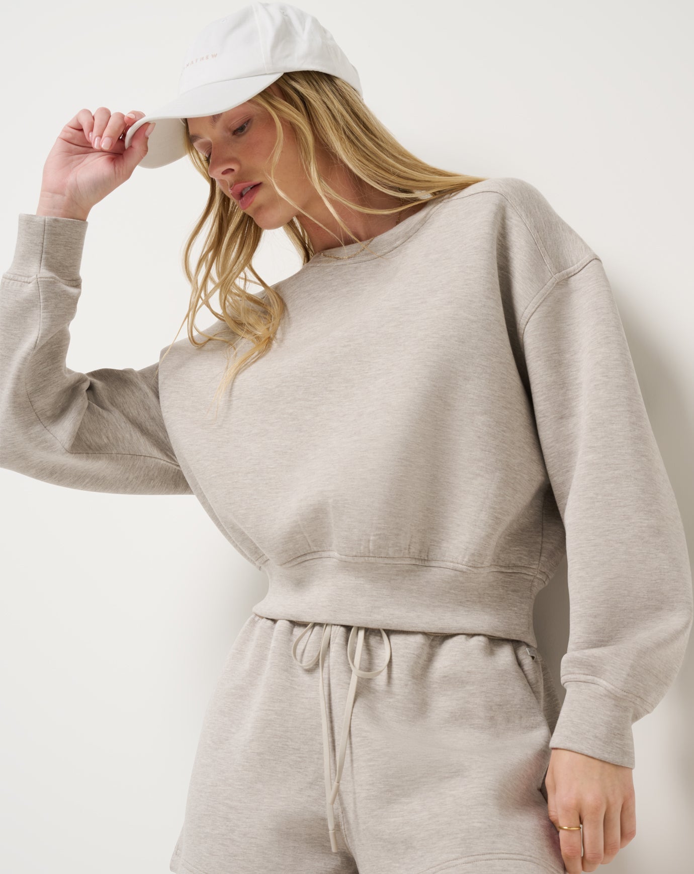 Heather Savannah Tan Travis Mathew Cloudscape Pullover