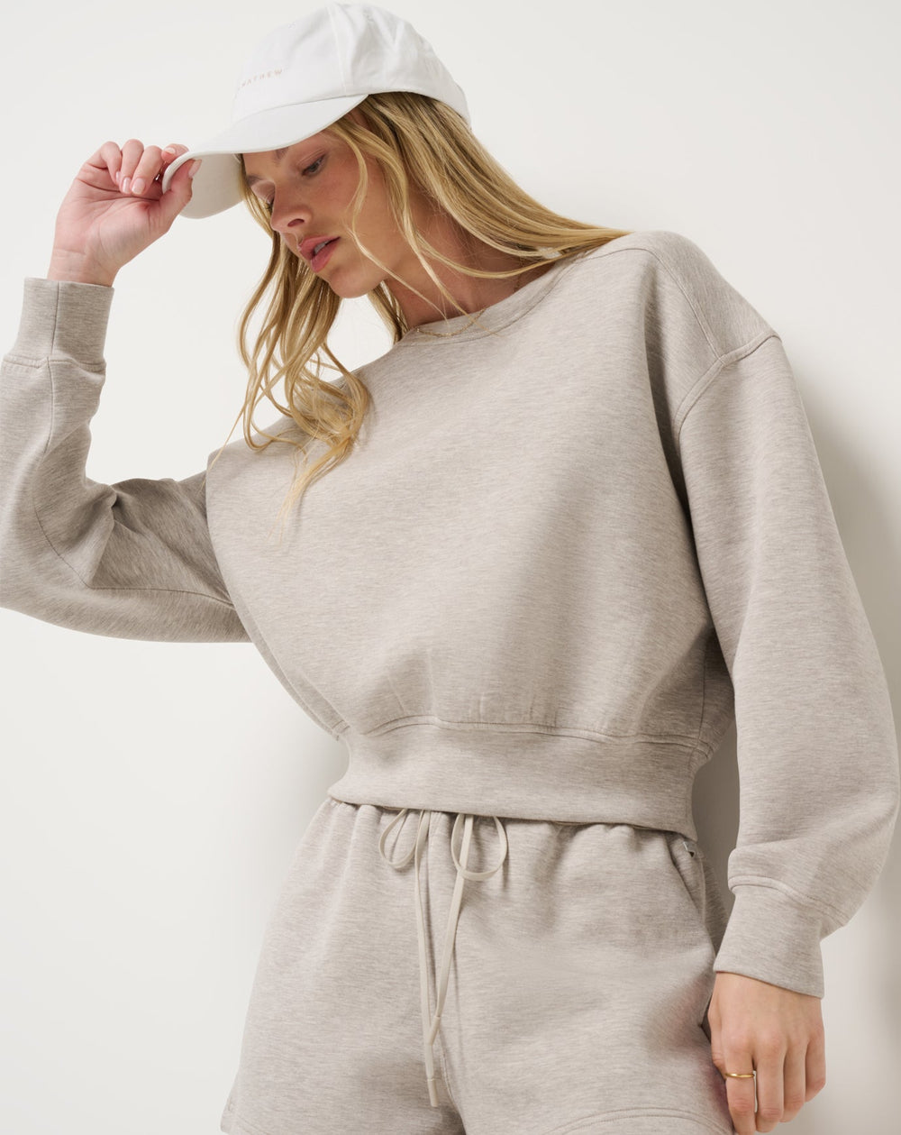 Heather Savannah Tan Travis Mathew Cloudscape Pullover