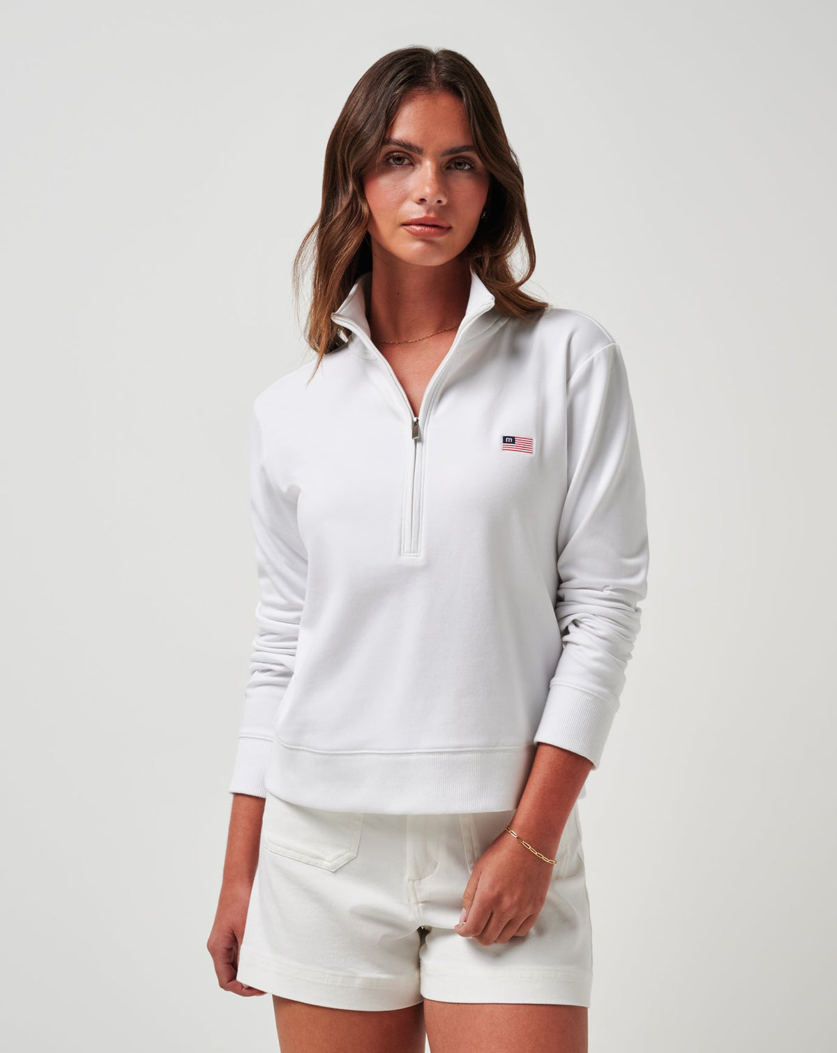 White Travis Mathew Tasmin Half Zip