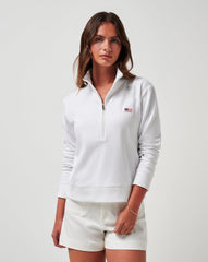 White Travis Mathew Tasmin Half Zip